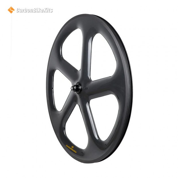 Ruota a 5 razze 700C 241mm di larghezza dritta Clincher / Tubolare